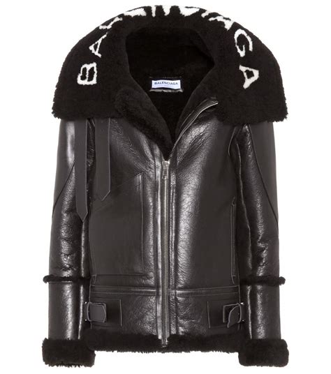 balenciaga shearling jacket replica|net a porter balenciaga jacket.